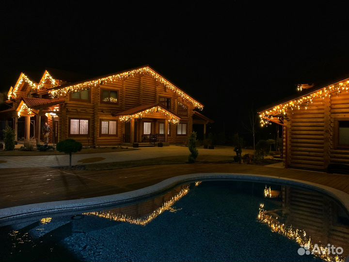 Новогоднее Оформление Домов