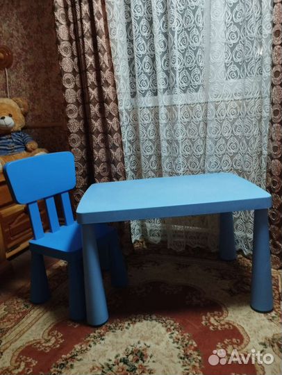 Стол, стул Икея Мамут