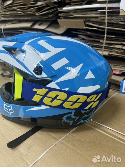 Шлем для мотокросса FOX