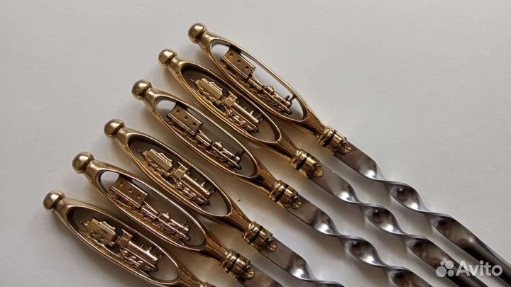 Набор шампуров Паровозы