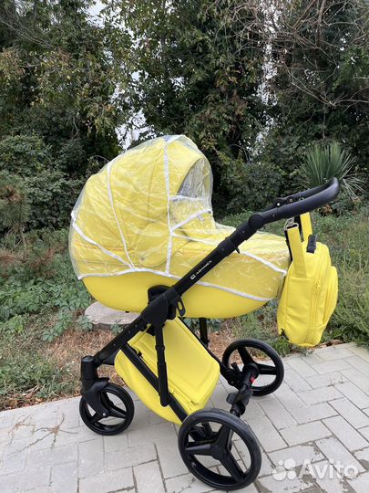 Коляска 2 в 1 adamex luciano Delux