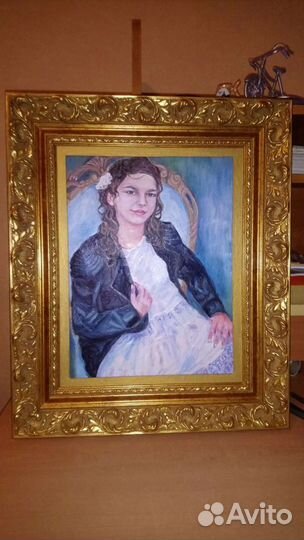 Портреты, шаржи, пейзажи ручной работы маслом, акр