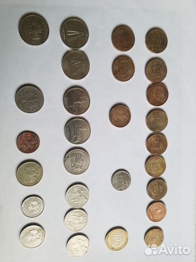 Монеты разные города