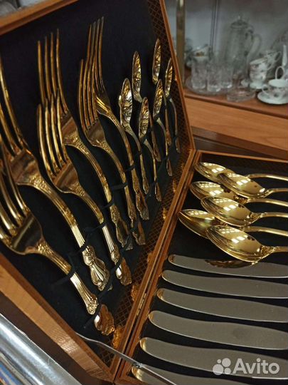 Набор столовых приборов мельхиор СССР