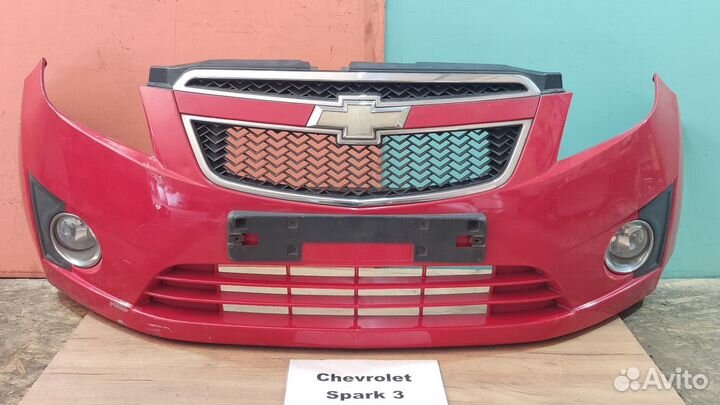 Бампер передний Chevrolet Spark M300, 2012г