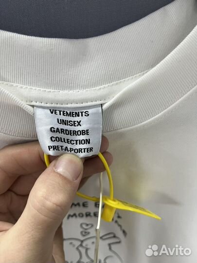 Футболка vetements оверсайз (коллекция 2024)