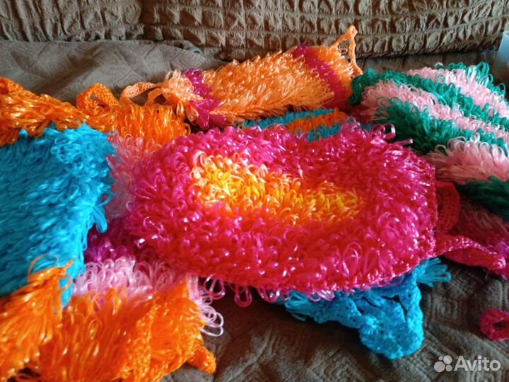 Мочалка ручной работы