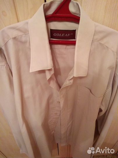 Рубашка школьная размер 135-140