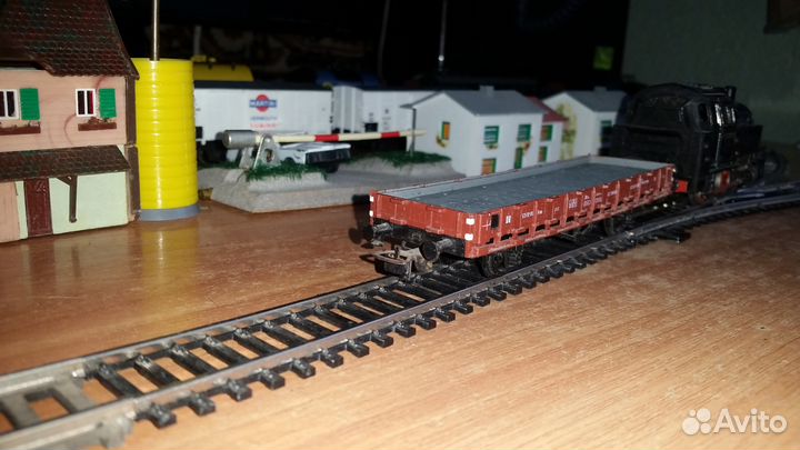 Вагон двухосный 11 см. железная дорога piko HO