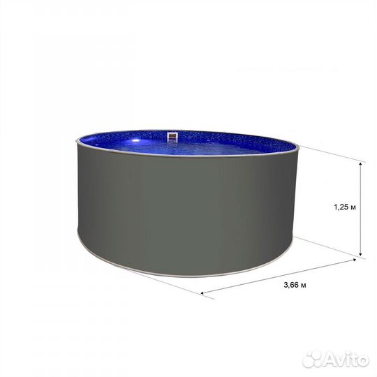 Бассейн Лагуна 366х125 см