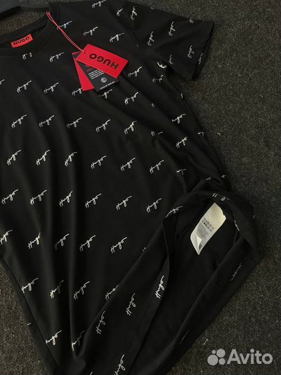 Футболка Hugo Boss мужская LUX