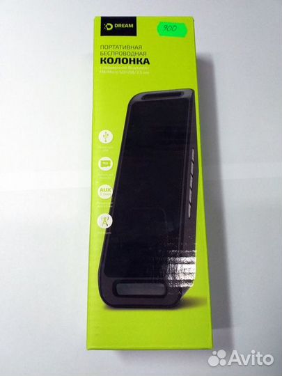 Колонка bluetooth S208 (FM, microSD, USB) черный