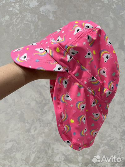 Шапка для девочки для купания р 110/116