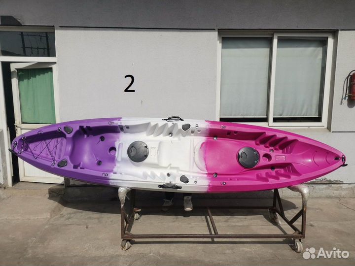 Байдарка (каяк) 2 местная + 1 ребенок