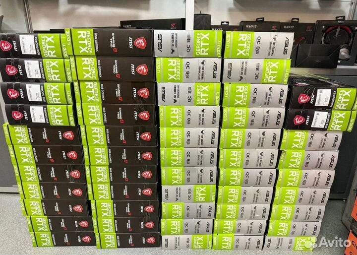 Видеокарты 3070 Ti,1660 Super