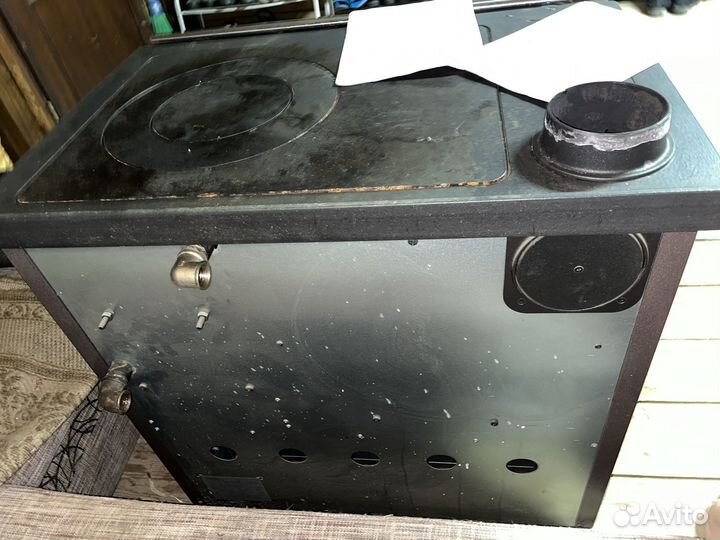 Чугунная печь камин