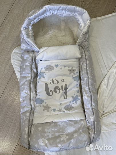 Конверт на выписку зимний