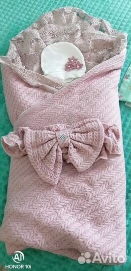 Конверт на выписку для девочки осень-весна