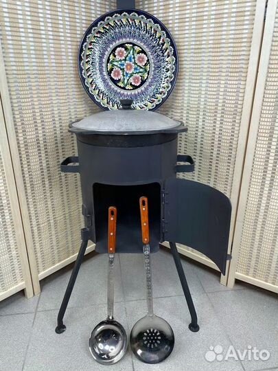 Казан с печкой