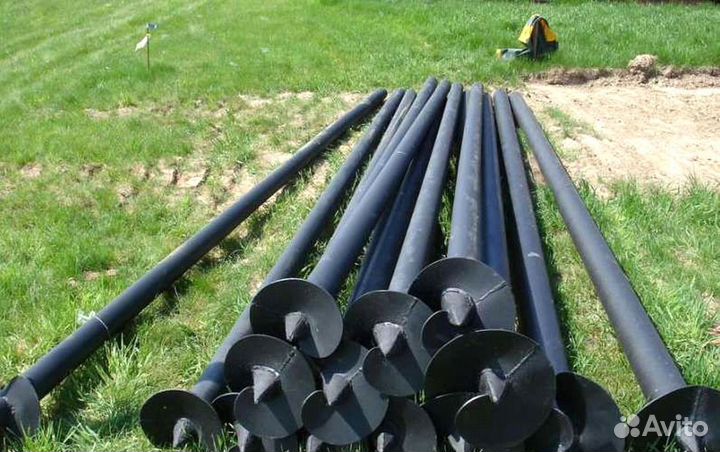 Фундамент на винтовых сваях Винтовые сваи под ключ