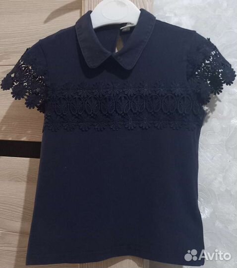 Блузка школьная р.128