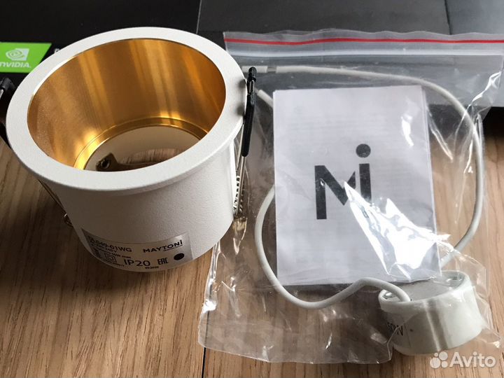 Maytoni встраиваемый светильник 6 шт. DL049-01WG