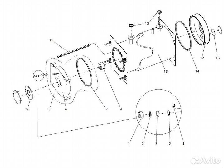 REX 140-350 ICI caldaie чертежи водогрейных котлов