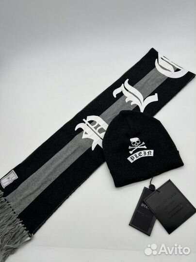 Комплект шапка и шарф Philipp Plein Junior 3-6 лет