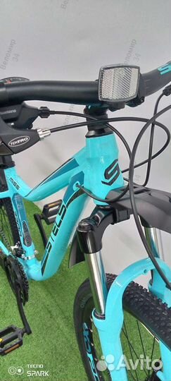 Велосипед 27,5 Miss 7700 Stels рост 15,5 бирюзовый