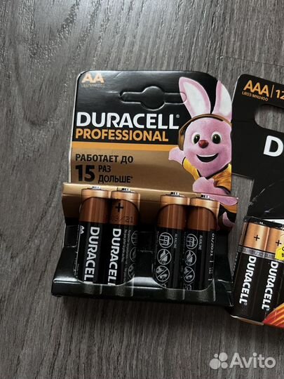 Батарейки duracell AA и AAA