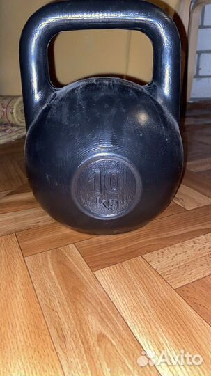 Гиря 10 кг чугунная