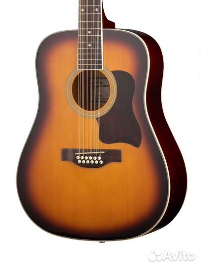 Акустическая 12-струнная гитара, caraya F64012-BS