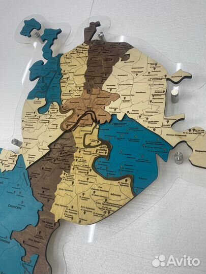 Настенная Карта Москвы и Новой Москвы