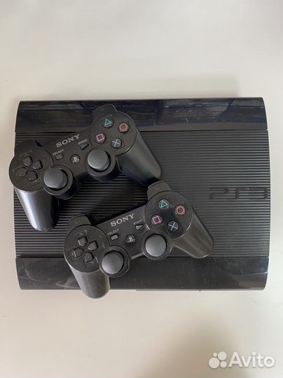 Ps3 Super Slim 500gb + геймпад