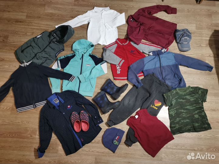 Вещи на мальчика 7 лет пакетом