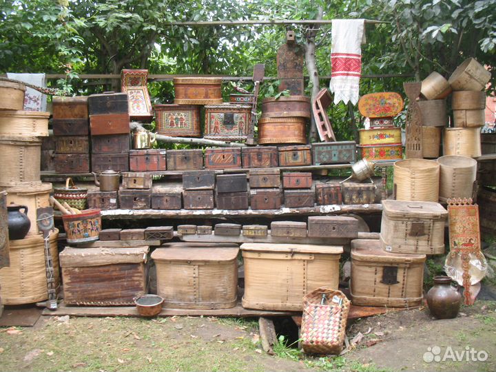 Ларец шкатулка старинный сундучок