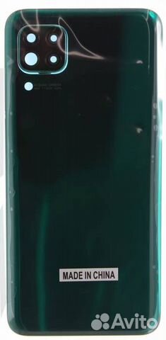 Задняя крышка для Huawei P40 Lite Зеленая (Со стек