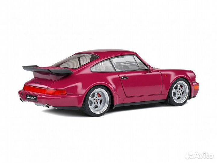Porsche 911(964) turbo 3.6 Coupe 1991 violett 1/18