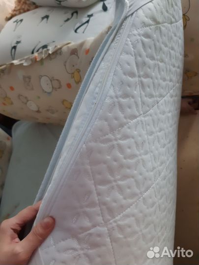 Детская кроватка качалка с матрасом