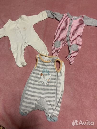 Детские вещи пакетом для девочек с 0 мес