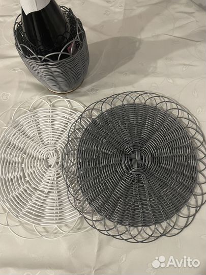 Сервировочнная салфетка, футляр для шампанского