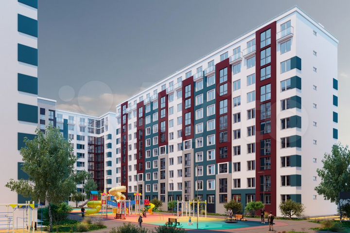 2-к. квартира, 57,7 м², 9/10 эт.