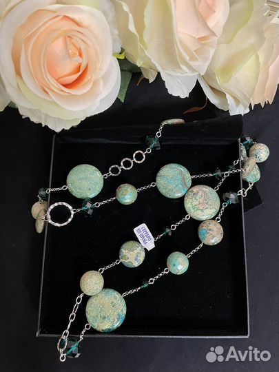 Колье серебро 925