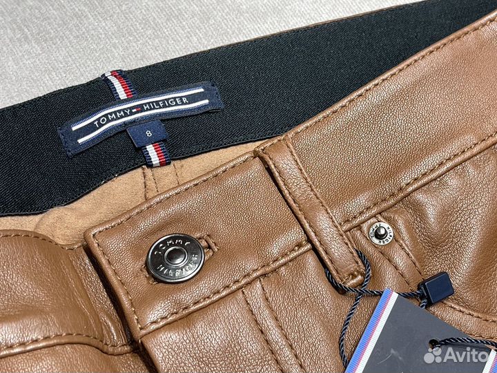 Новые женские кожаные леггинсы Tommy Hilfiger