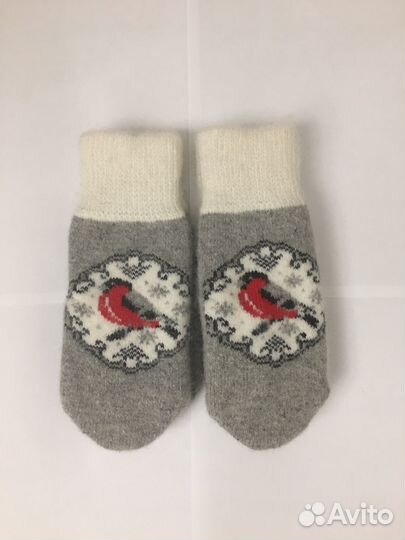 Варежки носки зимние шерсть