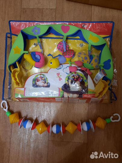 Мягкая дуга tiny love + 3 растяжки-игрушки