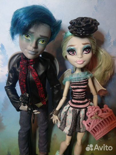 Куклы монстер хай Рошель Гойл и Гаррет Дю Рок