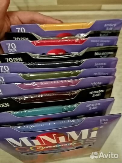 Колготки цветные микрофибра 50/70/80/100 ден, 3M