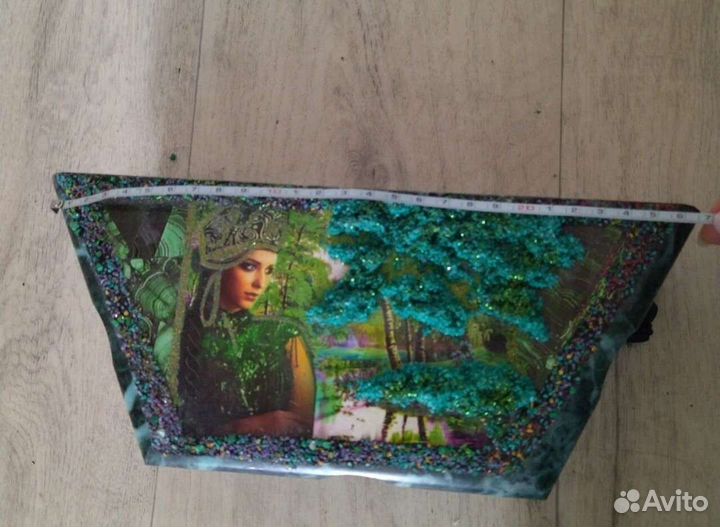 Шкатулка из малахита