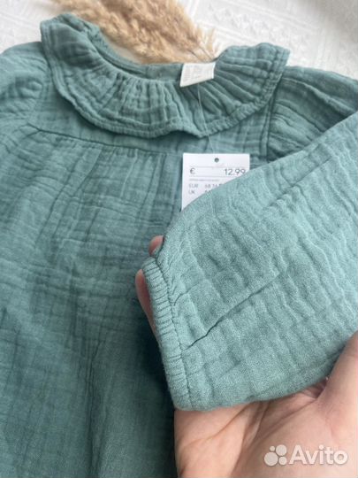 Платье легкое на девочку.80,92см